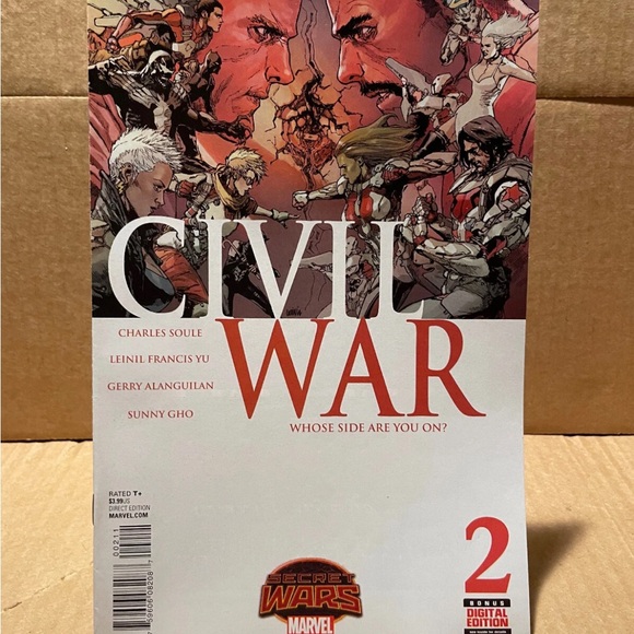 Marvel Civil War Comic Book Set Volumes 1-5 - White & Red Covers - Picture 3 of 6